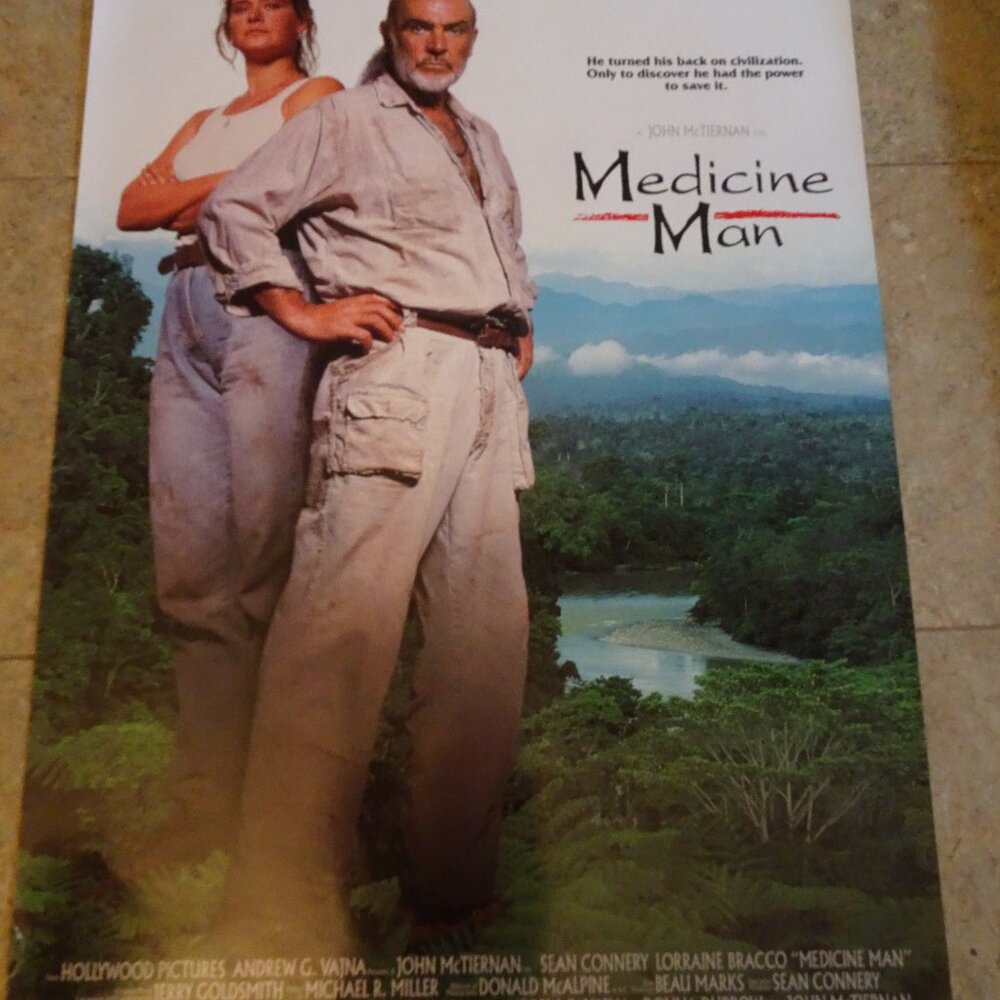 Medicine Man - Movie Poster with Sean Connery and Lorraine Bracco
